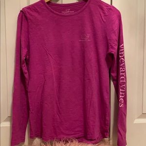 Vineyard vines purple long-sleeve
